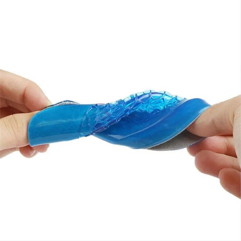 Novas palmilhas ortopédicas de gel de silicone, almofadas para as costas, calcanhar, para dor no calcâneo, cuidados com a saúde dos pés, suporte para almofadas de pés