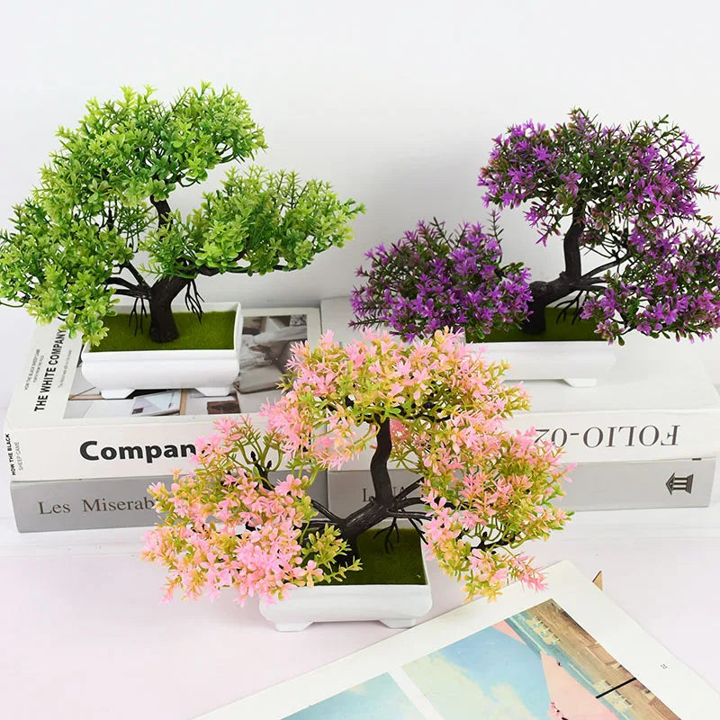 Mini Bonsai Artificial - Decoração Elegante para Qualquer Ambiente! 🌿 Beleza natural sem complicações!