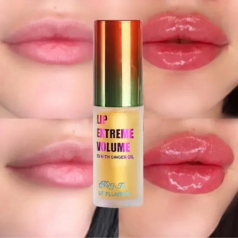 Óleo Volumizador Labial de Longa Duração** **Essência Instantânea Volumizadora para Lábios – Hidratação e Elasticidade**