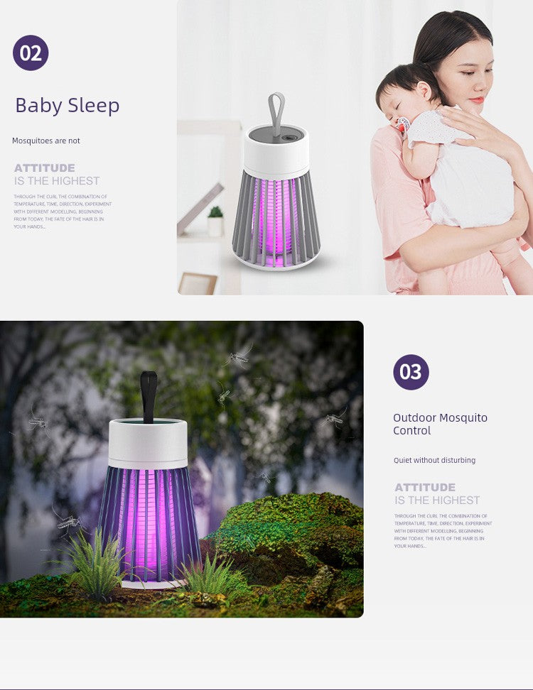 Electric Shock Mosquito Repellent Mosquito Killing Lamp For Home Bedroom Outdoor