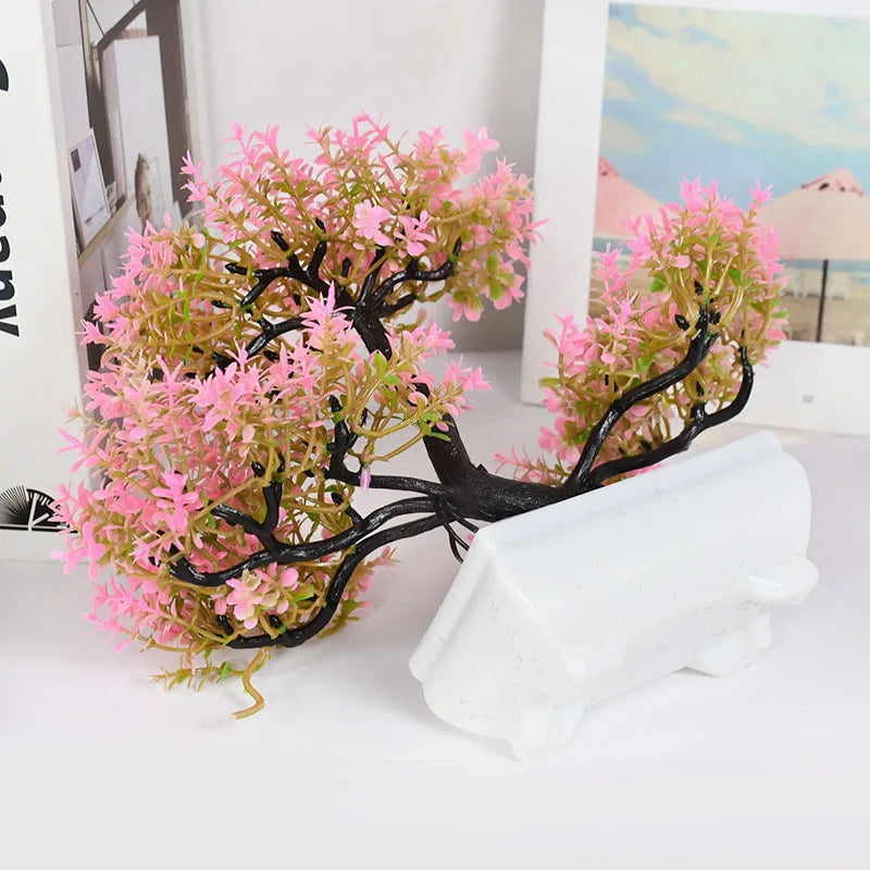 Mini Bonsai Artificial - Decoração Elegante para Qualquer Ambiente! 🌿 Beleza natural sem complicações!