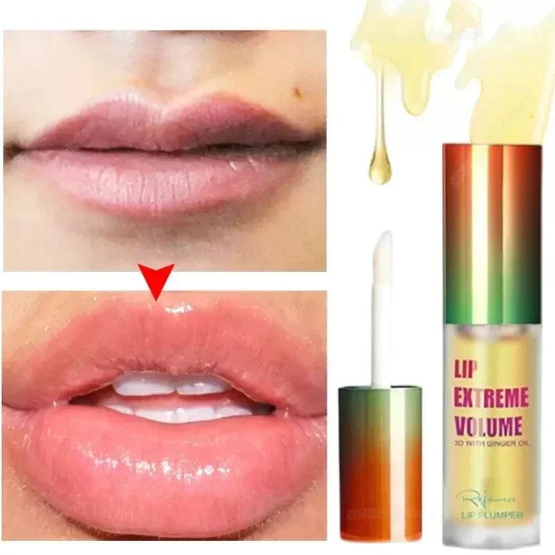 Óleo Volumizador Labial de Longa Duração** **Essência Instantânea Volumizadora para Lábios – Hidratação e Elasticidade**