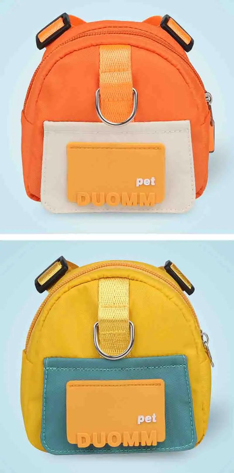 🎯 NOVO: Bolsa para armazenamento de lanches para animais de estimação com guia - Mochila multifuncional de grande capacidade para cães!🎯