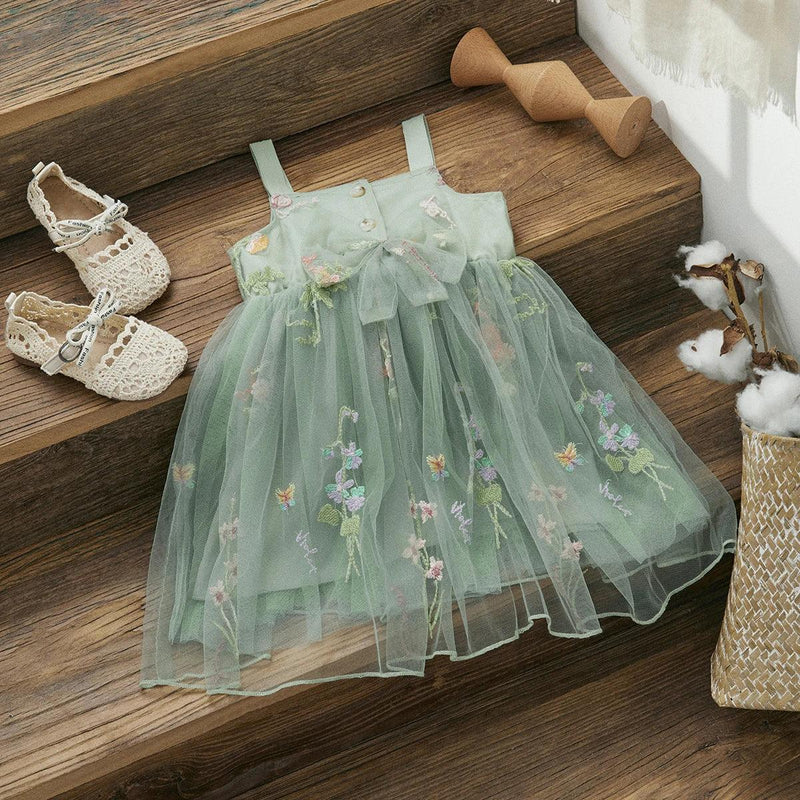 👑 VESTIDO DE PRINCESA INFANTIL - PERFEITO PARA O VERÃO E FESTAS DE ANIVERSSÁRIO