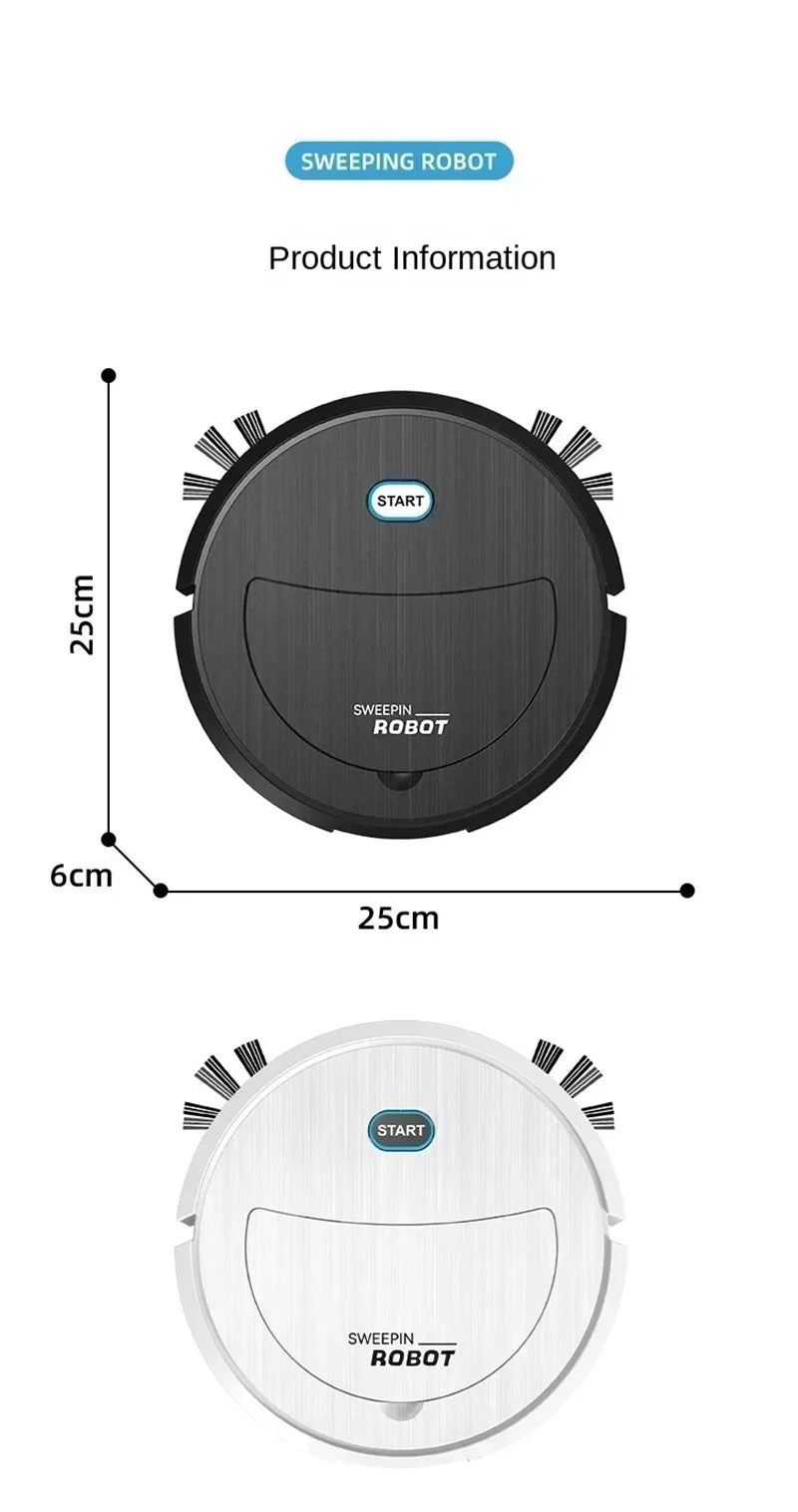 3 In 1 Smart Sweeping Robot Home Sweeper Intelligent Sweeping and Vacuuming Wireless Vacuum Cleaner Sweeping Robots For Home Use