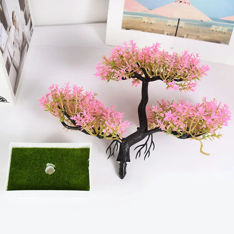 Mini Bonsai Artificial - Decoração Elegante para Qualquer Ambiente! 🌿 Beleza natural sem complicações!