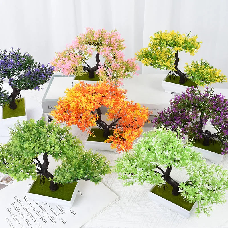 Mini Bonsai Artificial - Decoração Elegante para Qualquer Ambiente! 🌿 Beleza natural sem complicações!