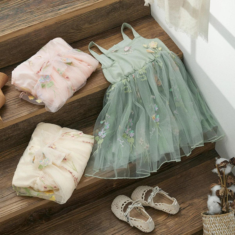 👑 VESTIDO DE PRINCESA INFANTIL - PERFEITO PARA O VERÃO E FESTAS DE ANIVERSSÁRIO