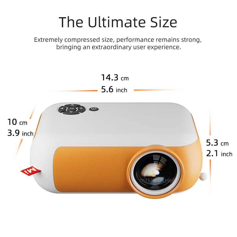 A10 Mini Portable Projector Optional HD10 Bracket Home Theater Cinema Video Projector 3D Support 1080P Full HD Movie Play