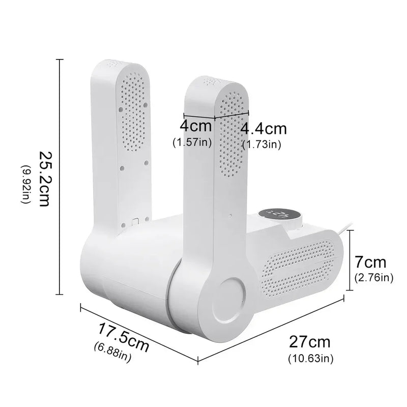 👟 Mantenha seus calçados sempre secos e confortáveis com a Máquina de Secar Sapatos Inteligente! 🌡️