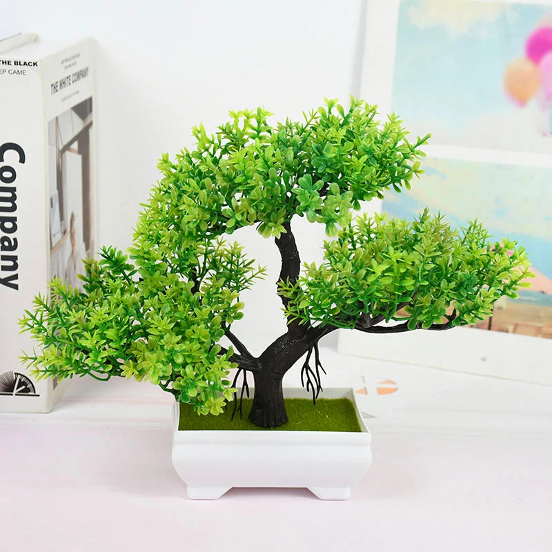 Mini Bonsai Artificial - Decoração Elegante para Qualquer Ambiente! 🌿 Beleza natural sem complicações!