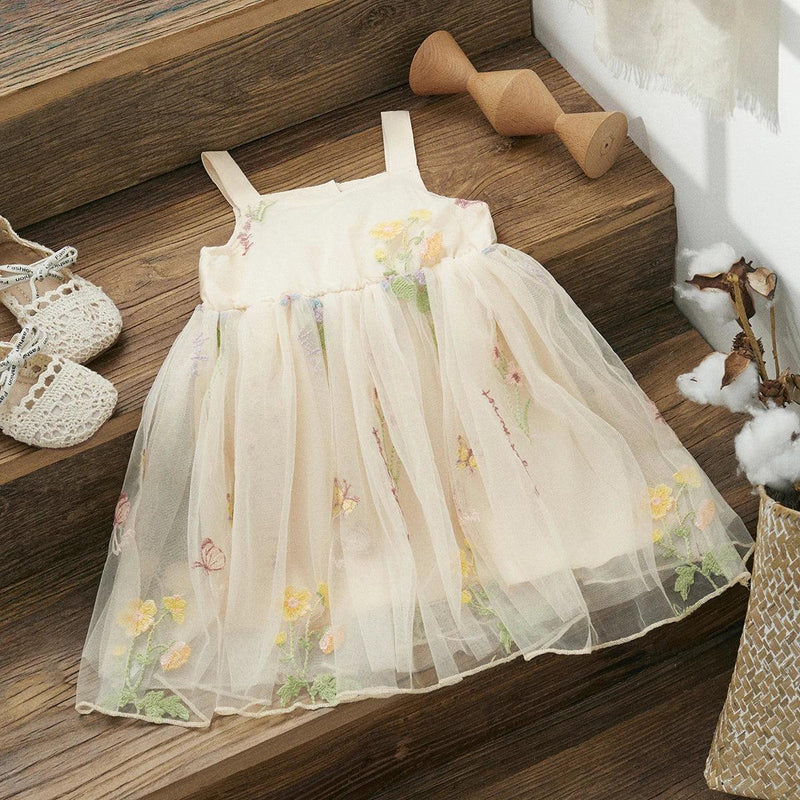 👑 VESTIDO DE PRINCESA INFANTIL - PERFEITO PARA O VERÃO E FESTAS DE ANIVERSSÁRIO