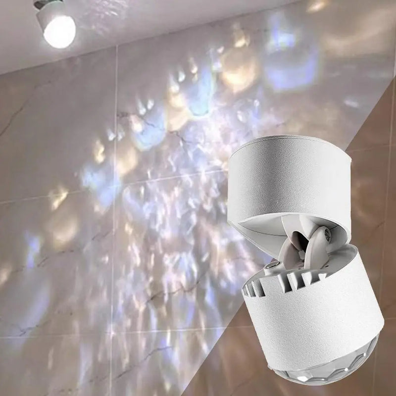 🌊 Ilumine com estilo: Lâmpada LED de Ondas  – Ambiente dinâmico para qualquer espaço! 💡