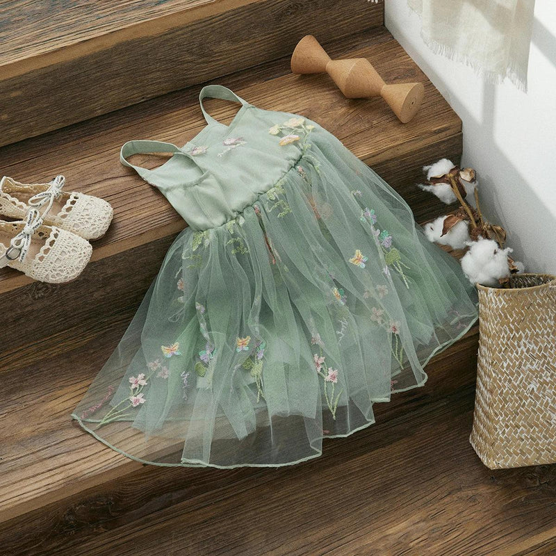 👑 VESTIDO DE PRINCESA INFANTIL - PERFEITO PARA O VERÃO E FESTAS DE ANIVERSSÁRIO