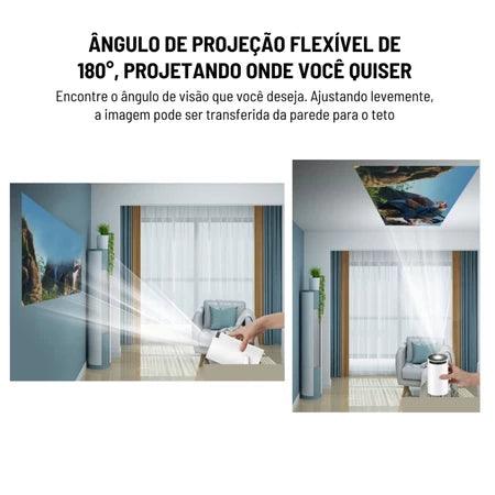 Projetor Inteligente HY300 PRO: 4K HD 150 Polegadas Celular, Tv B0x, Xbox, PS, Pc, Wi-fi HY300 Pro Magcubic