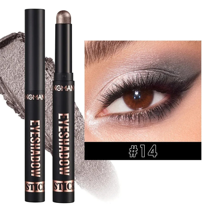 Sombra para Cílios, a Prova D' Água Perolado  Lápis 8 Cores Duradoura Glitter Shimmer Sombra De Olhos, Iluminador